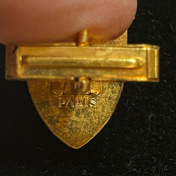 Vintage Gold Plated Jeanne D’arc Paris Cufflinks - Picture 3 of 4